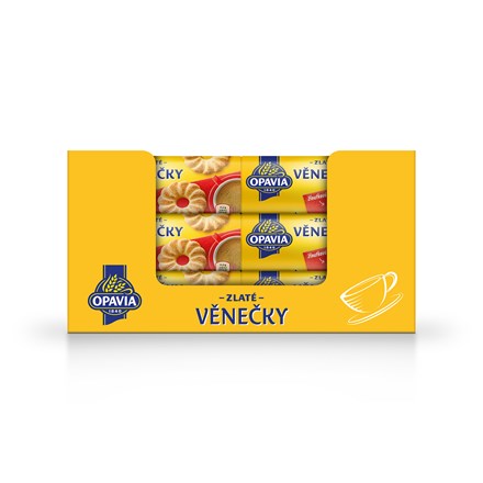 E-shop OPAVIA Zlaté venčeky žĺtkové 12 x 150 g