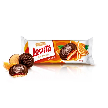 E-shop ROSHEN Lovita Čokopiškot pomaranč 135 g