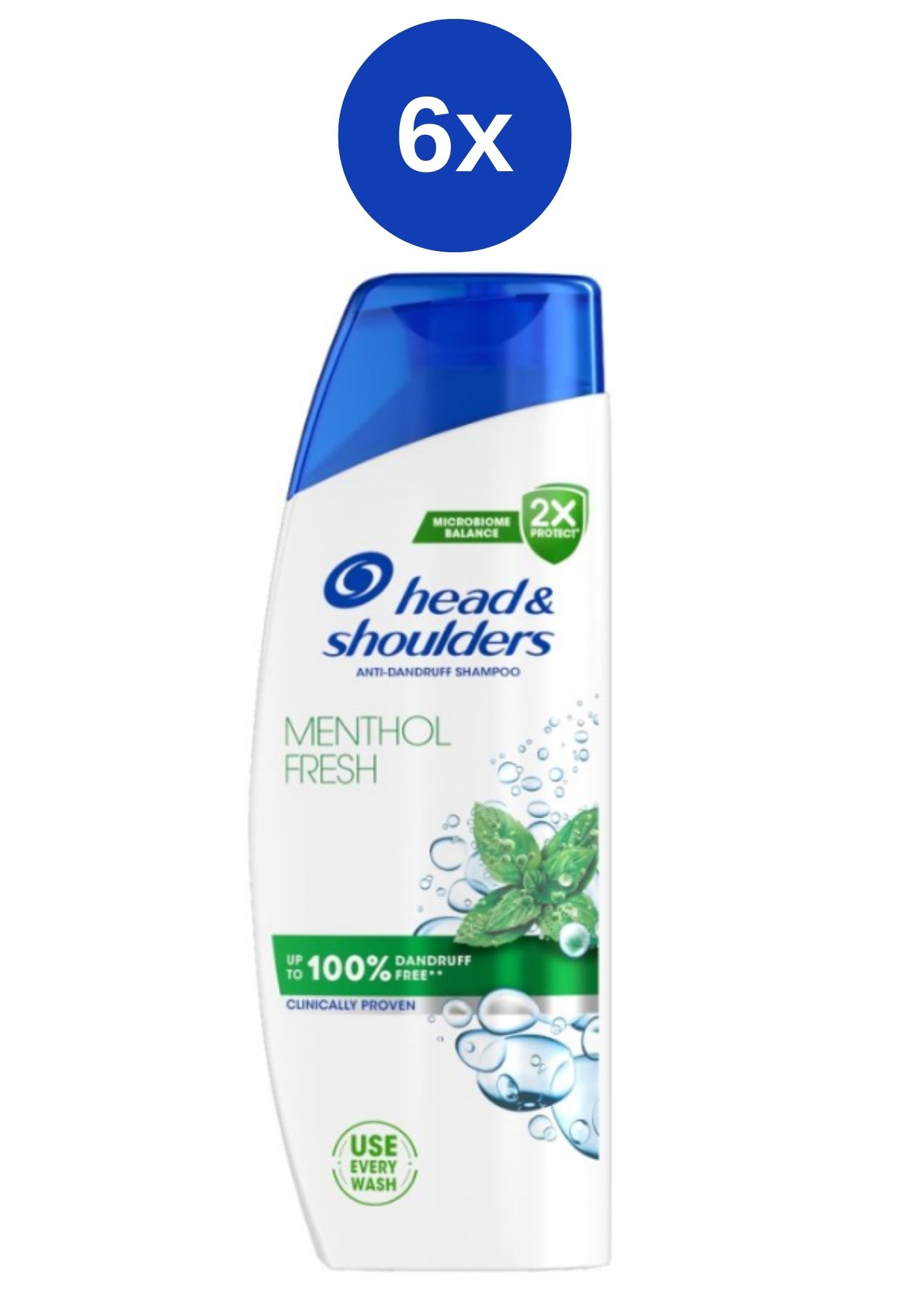 H&S šampón Menthol 6x250ml