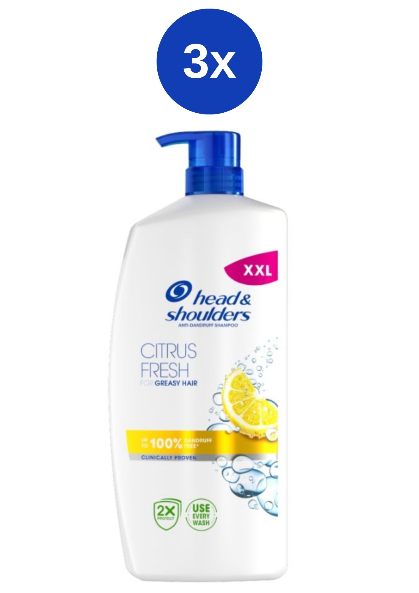 Head & Shoulders 3x800ml Citrus dávkovač