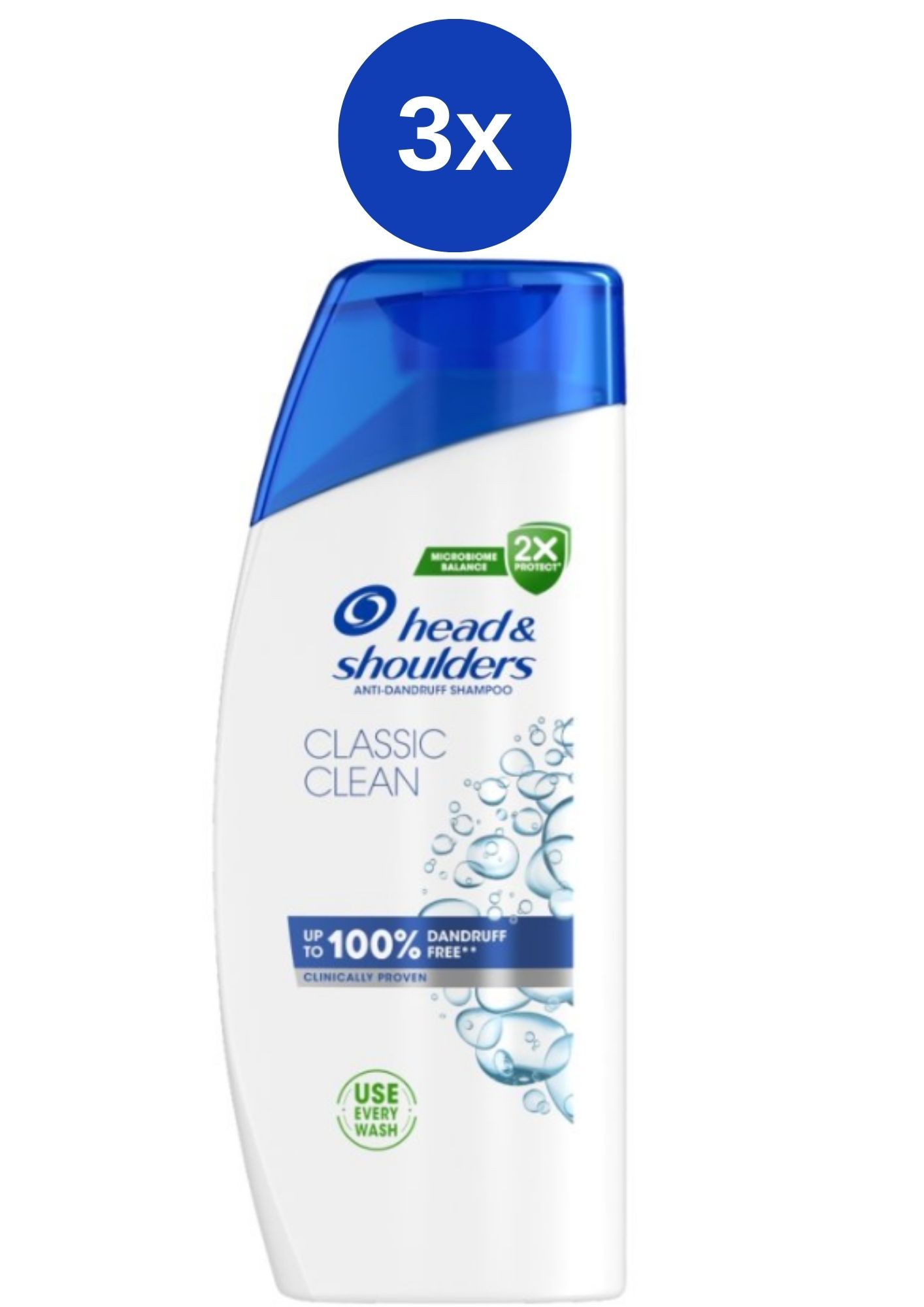 E-shop H&S šampón classic clean 3x95ml