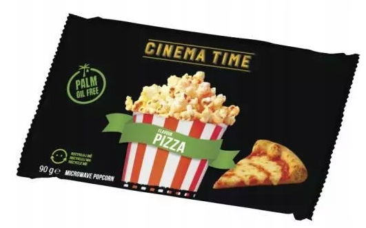 Cinema Time Mikrovoľný popcorn Premium Pizza 90g