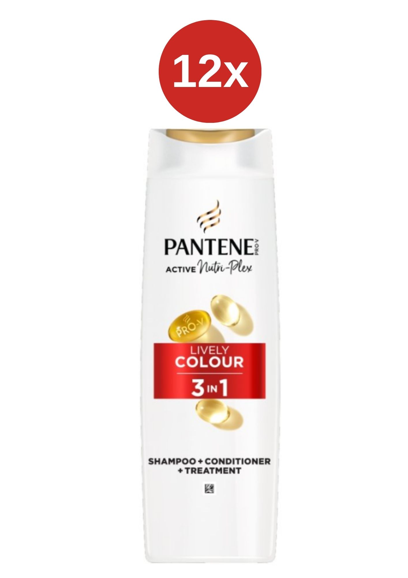 Pantene 3v1 Lively Colour 12x325ml