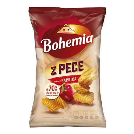 Bohemia Krekry zemiakové z pece paprika 100 g