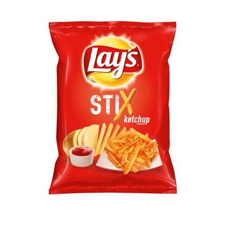 E-shop Lay's Stix Ketchup čipsy 26 x 130 g