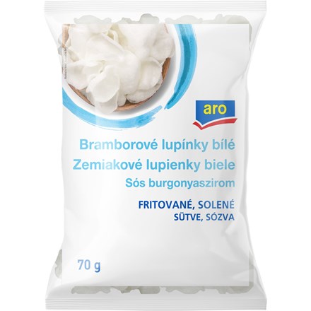 E-shop aro Zemiakové lupienky biele 10 x 70 g