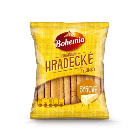 E-shop Bohemia Hradecké tyčinky syrové 27 x 90 g