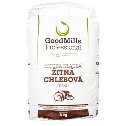 GOODMILLS PROFESSIONAL Múka hladká ražná chlebová T930 5 kg