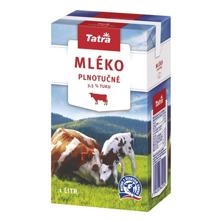 E-shop Tatra Mlieko plnotučné 3,5% trvanlivé 12 x 1 l