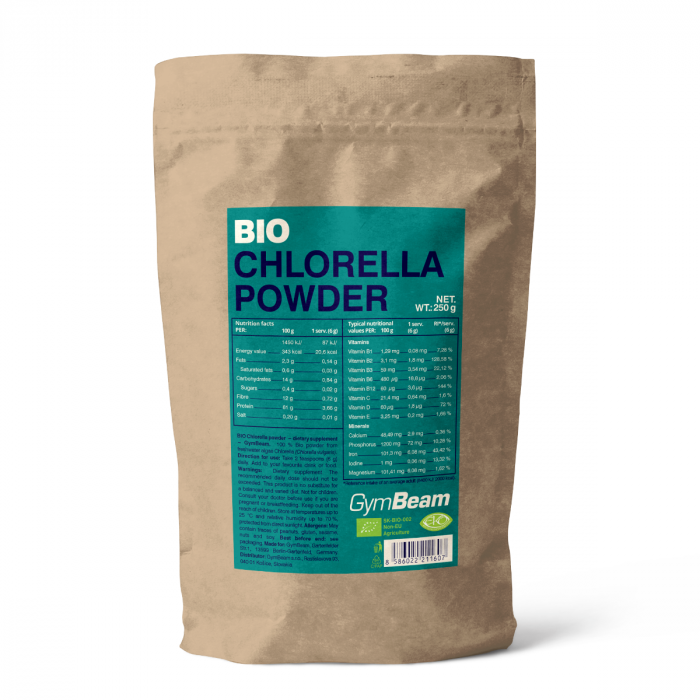 BIO Chlorella prášok - GymBeam