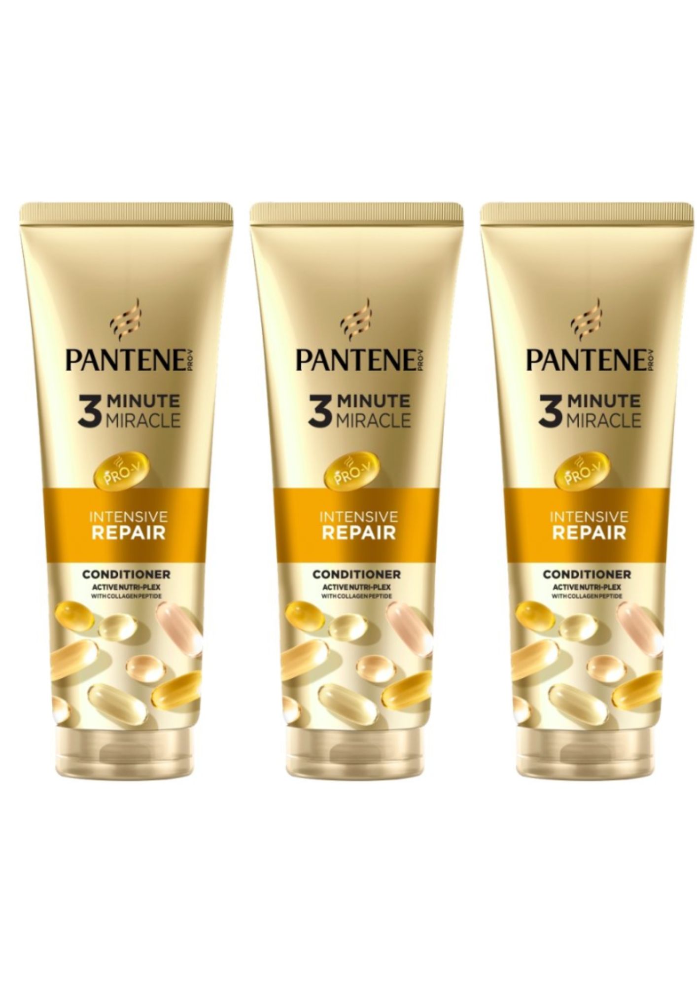 Pantene kondicionér 3 Minute Miracle Repair&Protect 3x220ml