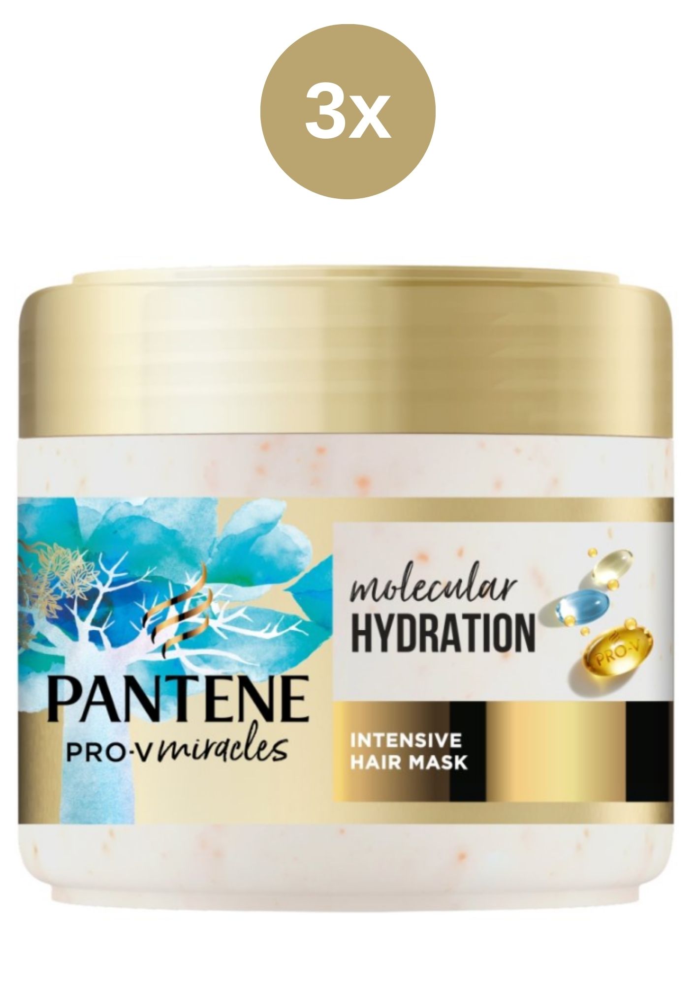 Pantene maska 3x300ml Deep Hydration