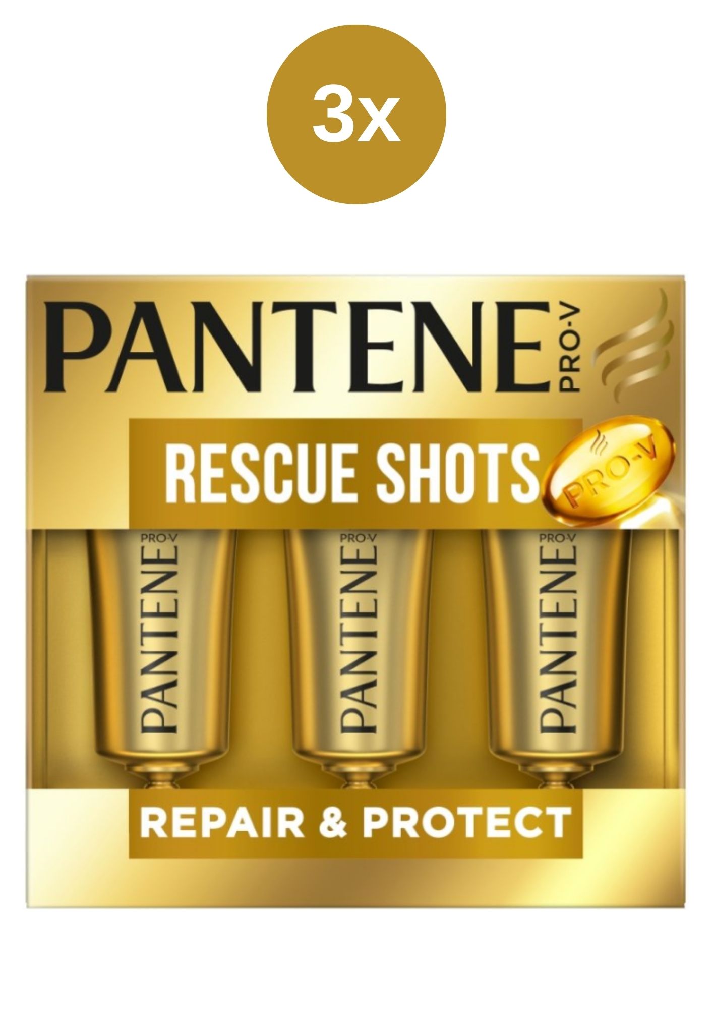 Pantene Repair & Protect Rescue Shots 3ks (3 x 15 ml)