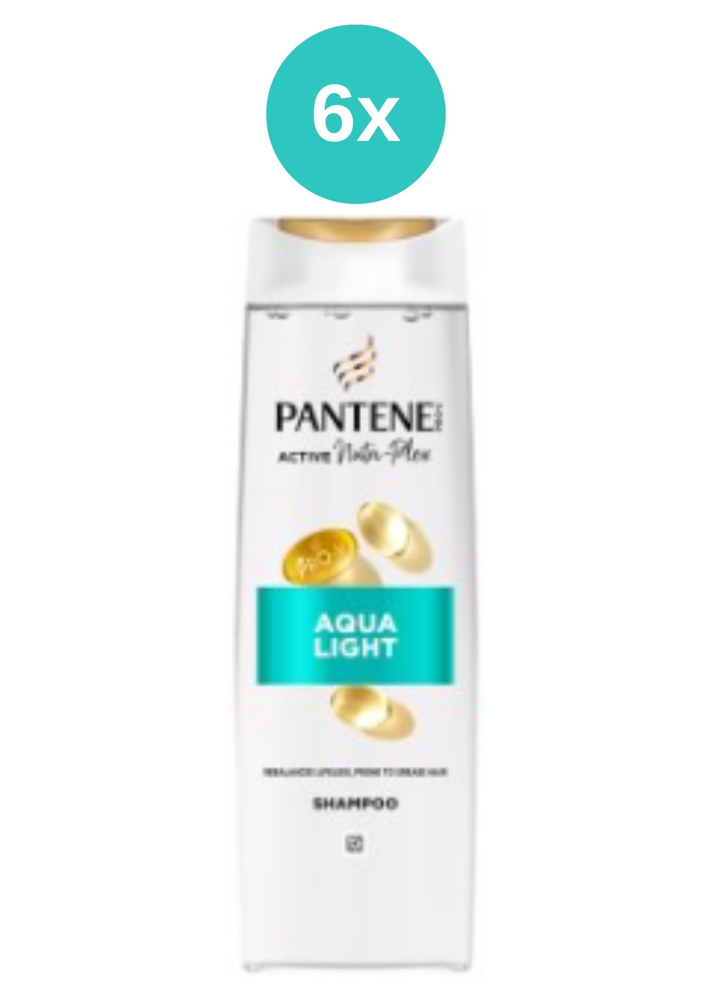 Pantene šampón 6x250ml Aqua light