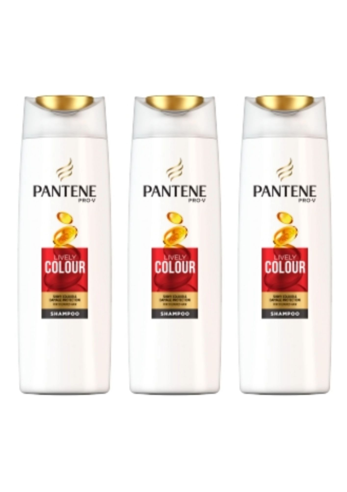 Pantene šampón Lively Colour 3x400ml