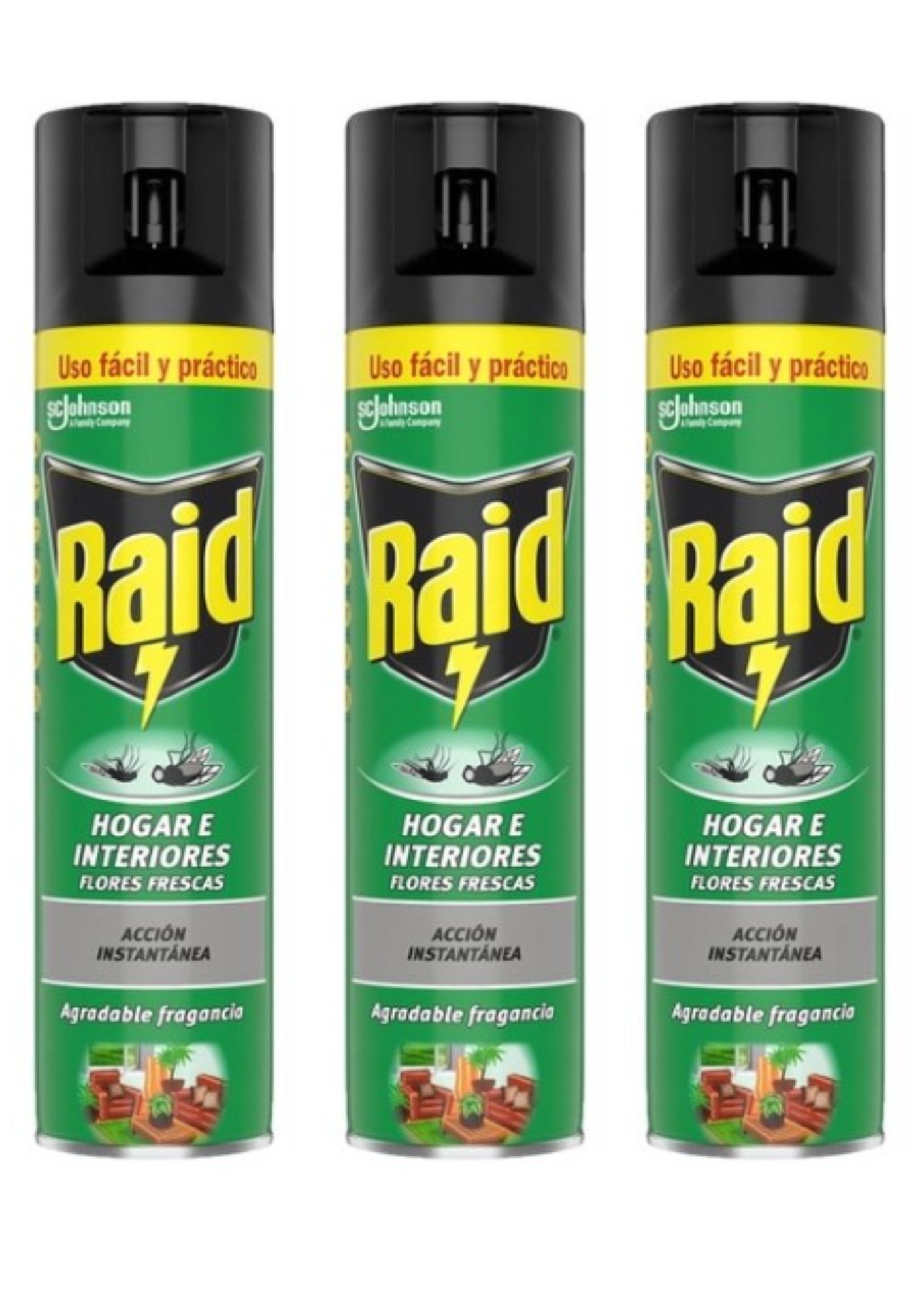 Raid sprej 3x400 ml Fresh Flowers