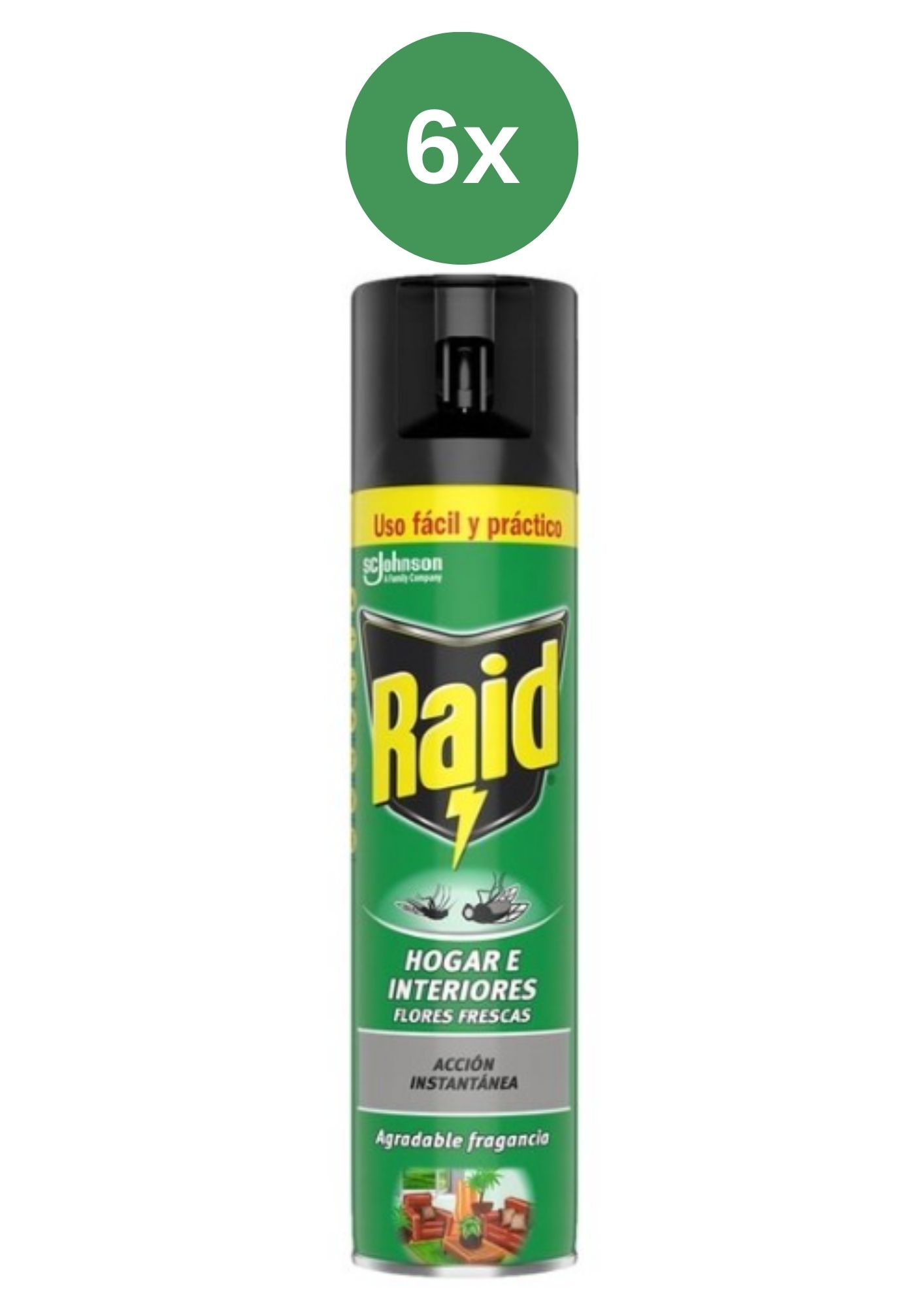 Raid sprej 6x400 ml Fresh Flowers