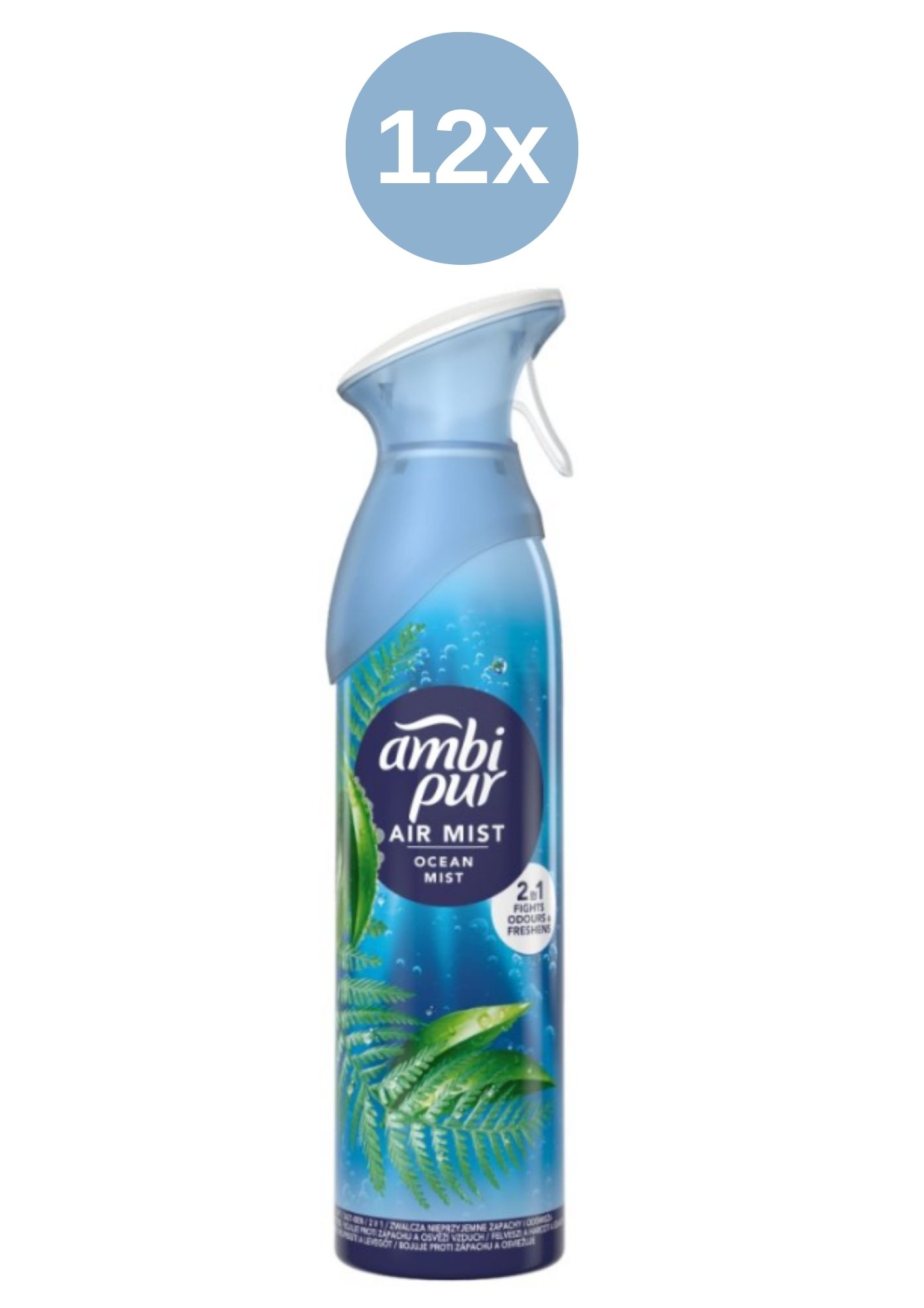 AmbiPur Spray 12x185ml Ocean Mist