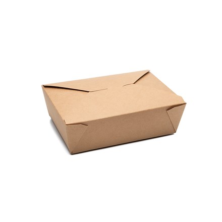 Box Kraft Fast Food 1300ml papierový 50 ks