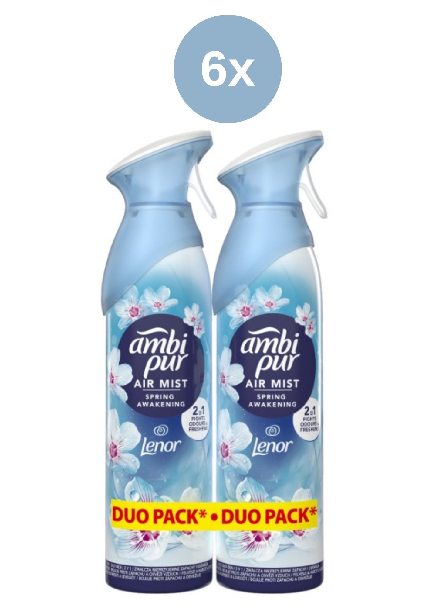 AmbiPur Sprej Spring Awakening 6x (2x185ml)