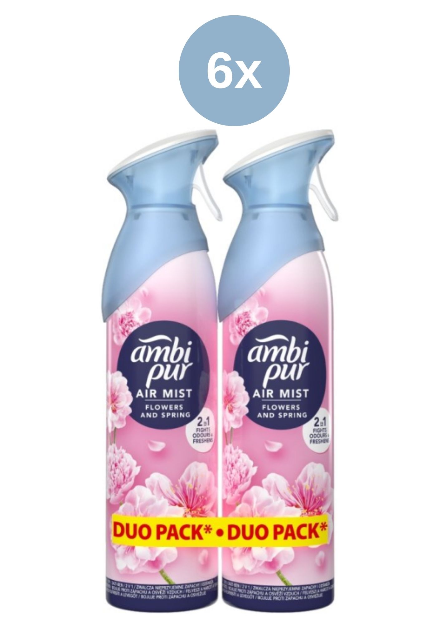 AmbiPur Sprej Flowers & Spring 6x (2 x 185ml)