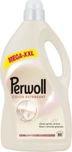 Perwoll Light Colors prací gél na svetlofarebné a biele oblečenie 80 dávok, 4L