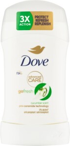 Dove tuhý antiperspirant Advanced Care Cucumber&Green Tea 50ml