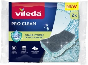 Vileda Pro Clean viskózna hubka na riad, 2 ks