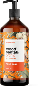 Wood Santal & Orchid tekuté mydlo na ruky 1 l, dávkovač