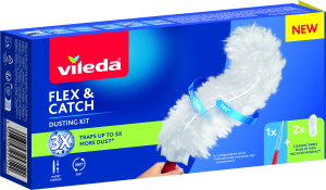Vileda Flex & Catch prachovka s krátkou rukoväťou