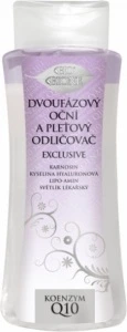 BIO BIONE EXCLUSIVE Q10 DVOJFÁZOVÝ OČNÝ A PLETOVÝ ODLIČOVAČ 255 ML