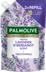 PALMOLIVE tekuté mydlo-náhradná náplň- Levanduľa a Bergamot 500 ml
