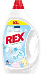 REX prací gél Sensitive & Pure 50 pranie, 2,25L