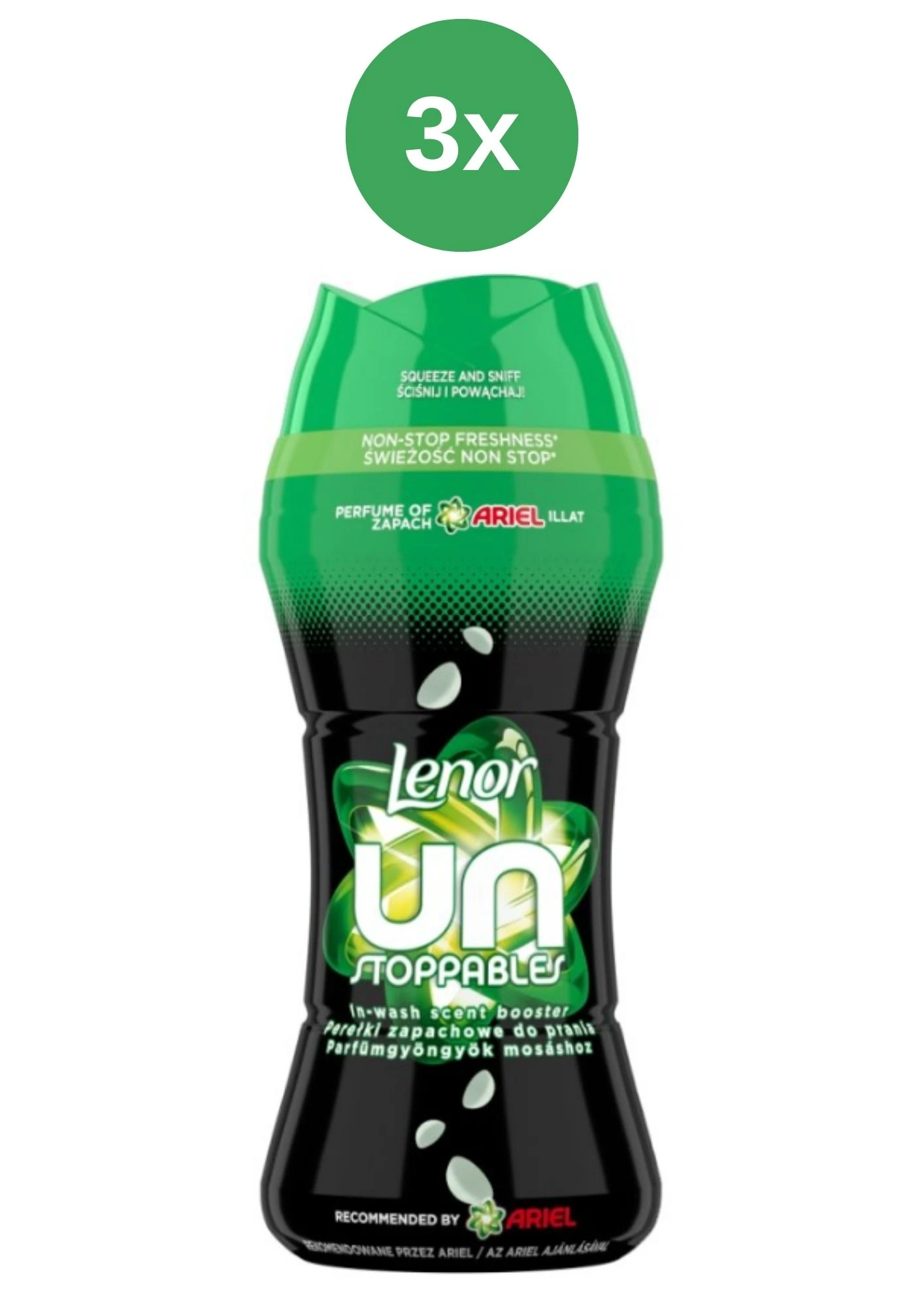 Lenor Unstoppables perličky Ariel 3x195g/15PD