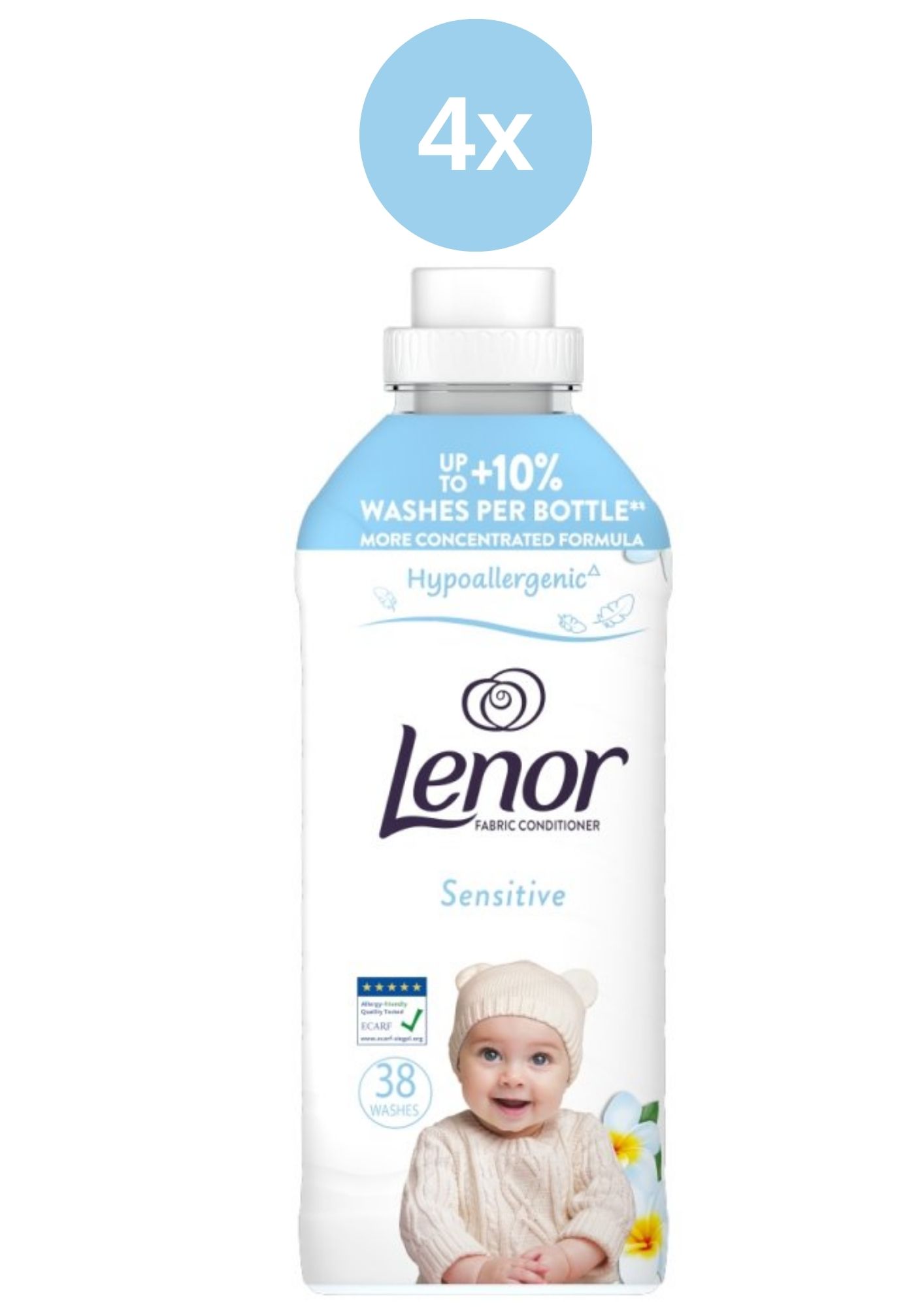 Lenor aviváž Sensitive 4x798ml/38PD
