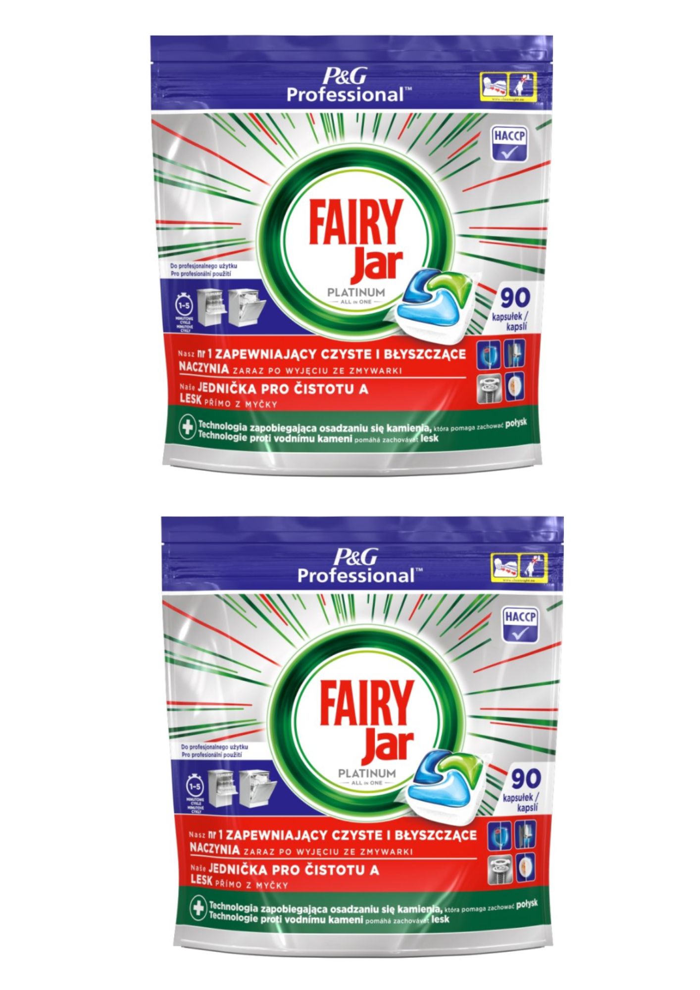 Jar Platinum Professional 2x90ks Tablety do umývačky