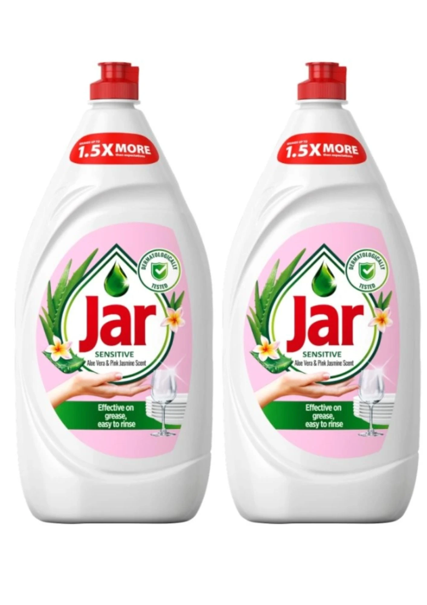 Jar 2x1350ml Sensitive Aloe&Pink Jasmin
