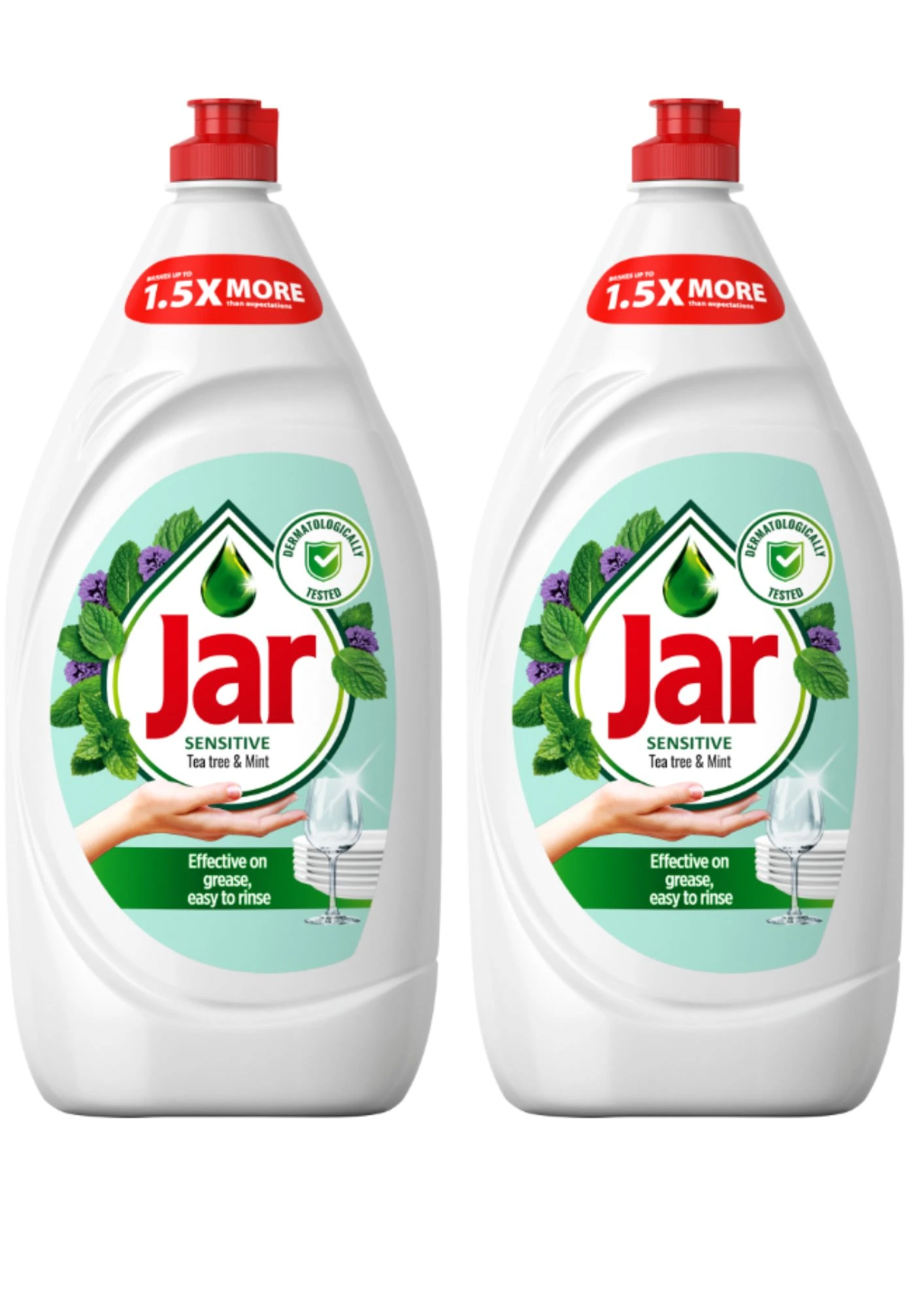 Jar 2x1350ml Sensitive Tea Tree & Mint