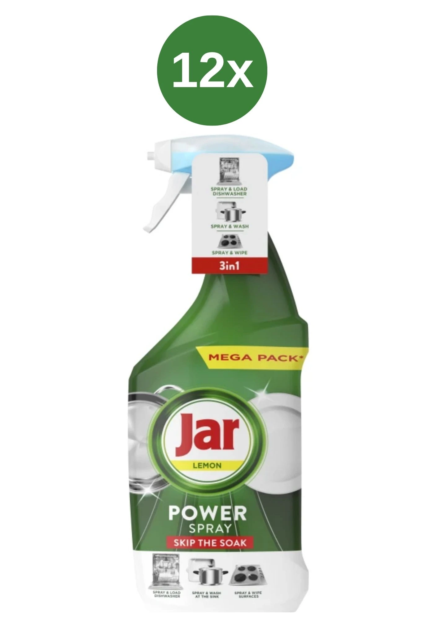 Jar Power Spray 12x800ml Lemon
