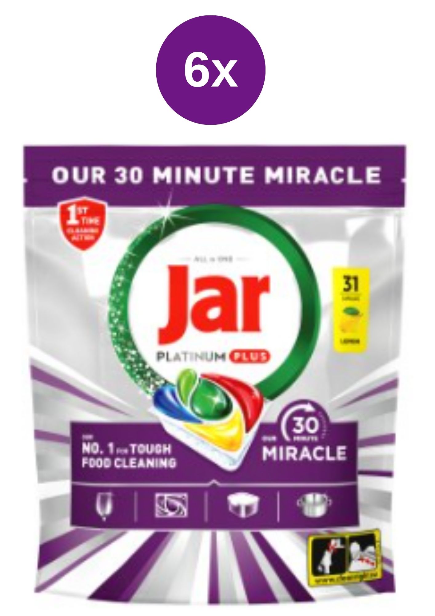 E-shop Jar tab 6x (31ks/bal) PlatPlus Miracle