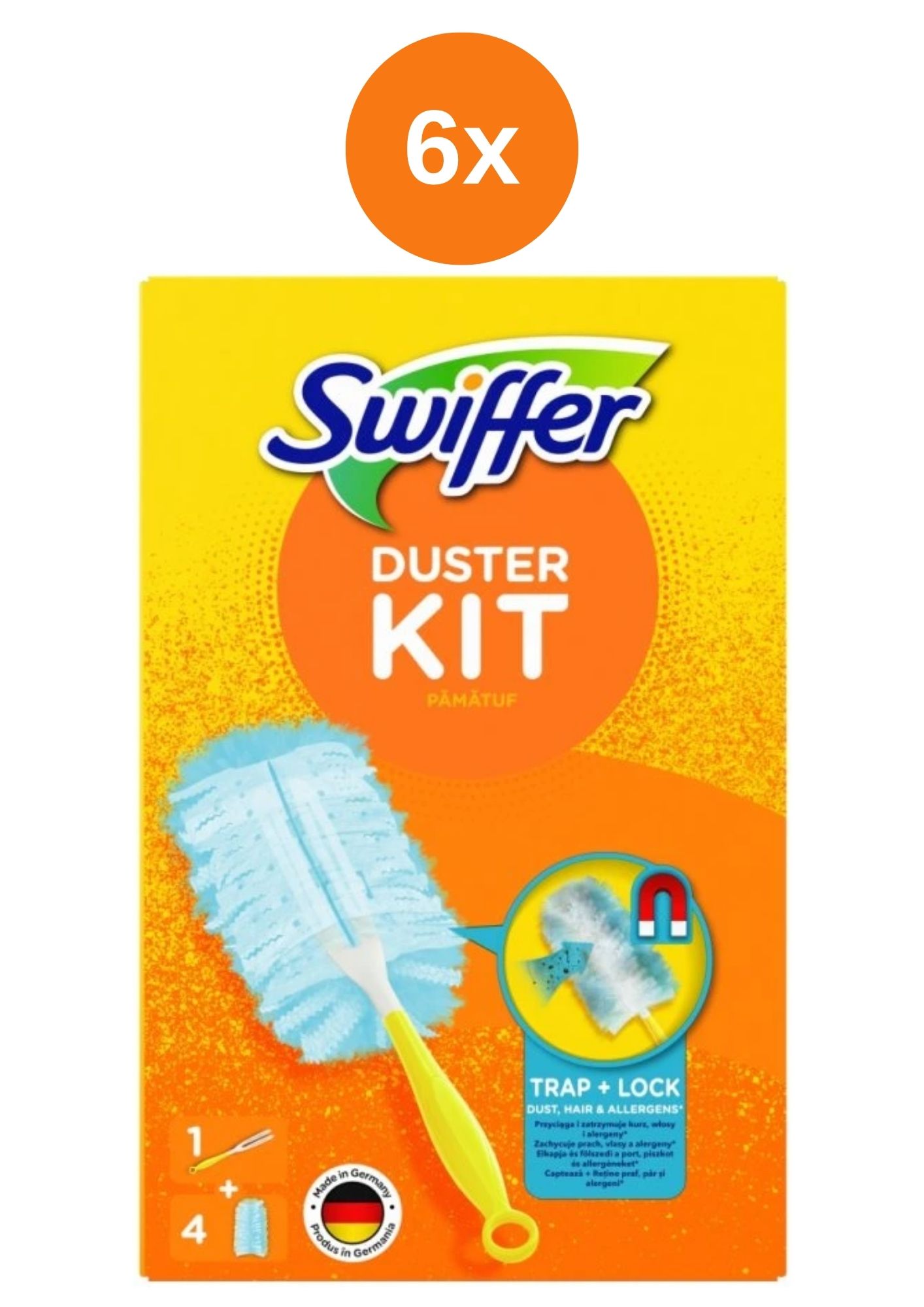 E-shop 6x Swiffer Duster Kit držiak + náhradné prachovky 4 ks