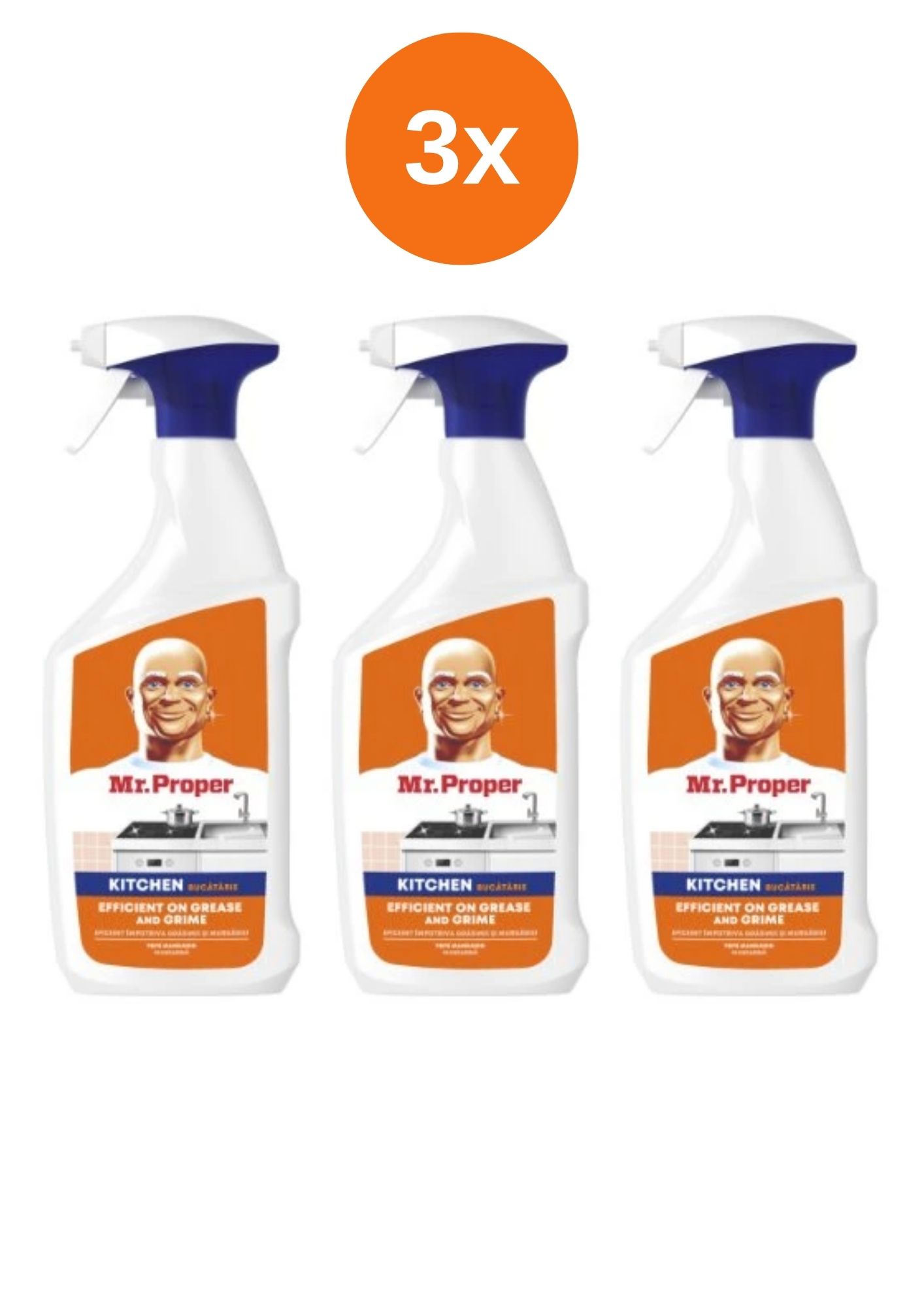 E-shop Mr.Proper kuchynský sprej 3x800ml