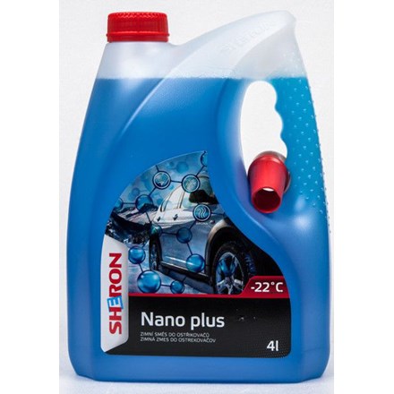E-shop SHERON Nano plus Kvapalina do ostrekovača zimná nemrznúca -22°C 4 l 1 ks