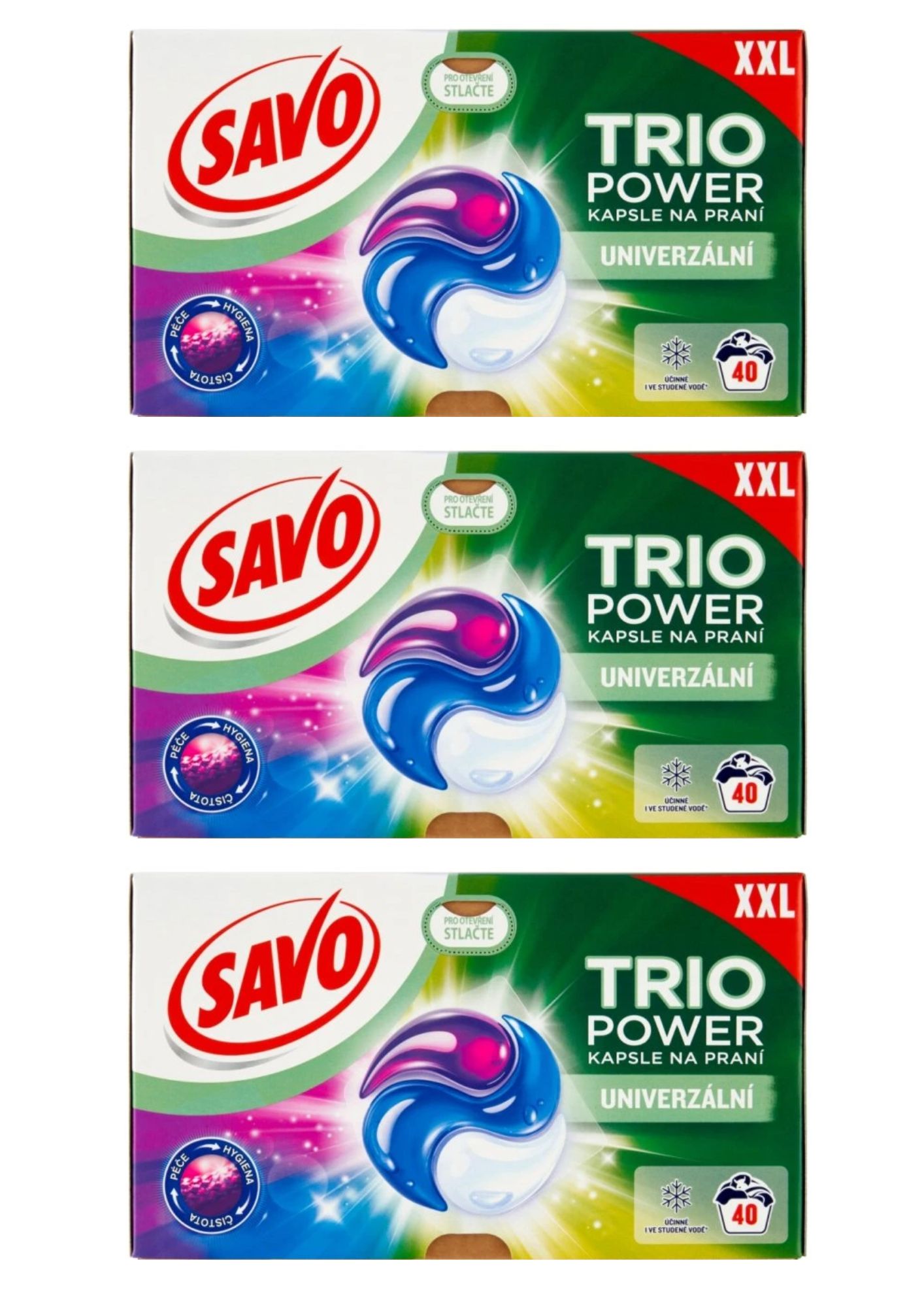 E-shop Savo Univerzálna kapsula na pranie 3x40 PD
