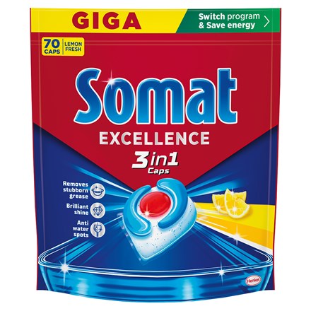 E-shop Somat All in 1 Lemon tablety do umývačky 70 ks