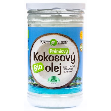 E-shop PURITY VISION Kokosový olej panenský BIO 900 ml