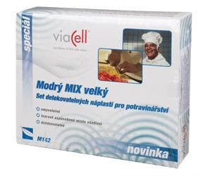 E-shop ViaCell Náplasť modrý mix veľký 120 ks