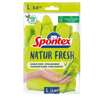 E-shop Spontex Natur Fresh Rukavice veľ. L 1 ks