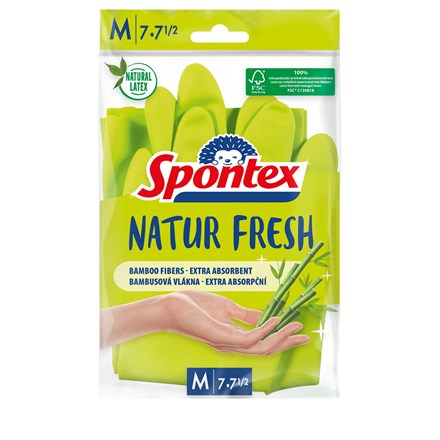 E-shop Spontex Natur Fresh Rukavice veľ. M 1 ks