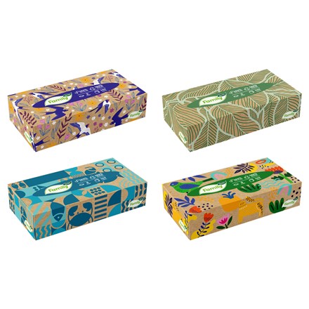 E-shop Tento Family Vreckovky papierové 2vrstvové 4 x 100 ks box